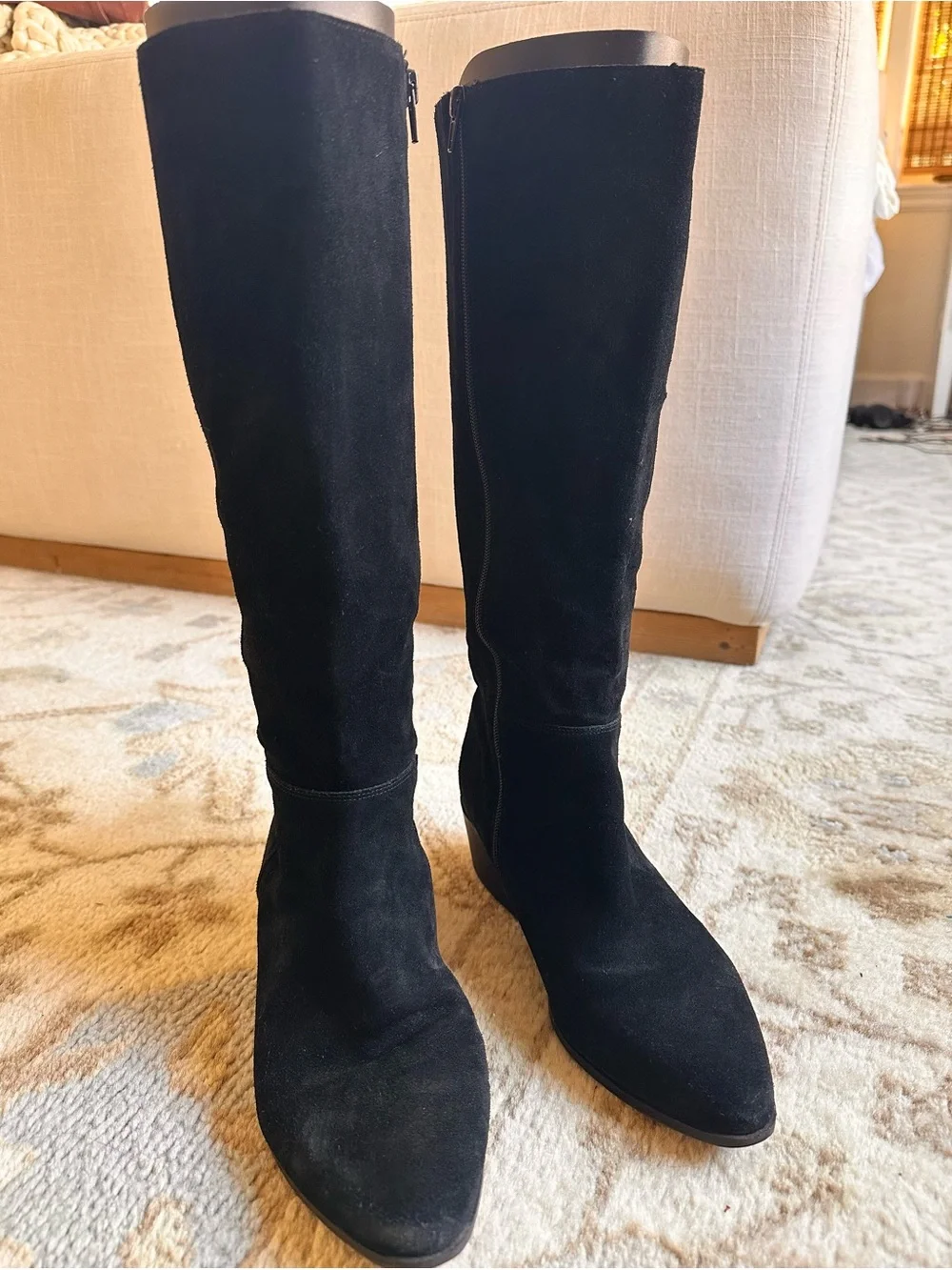 Bandolino Black Suede Boots Size 9